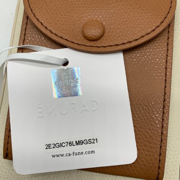 Cafune Camber Cream and Camel Italian Leather Sling - Picture 11 of 12